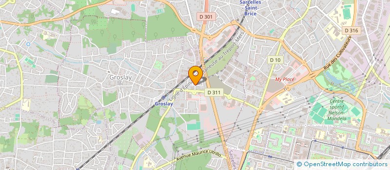 localisation de l'entreprise CONSULTIS à GROSLAY