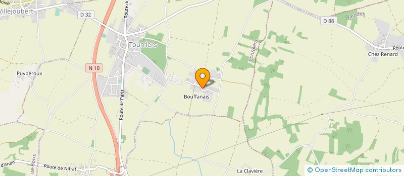 localisation de l'entreprise CONSULTIUS EDUCATION  TOURRIERS