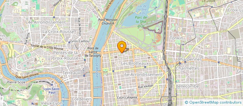 localisation de l'entreprise CONSULTIX à LYON