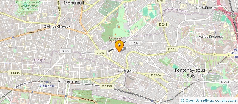 localisation de l'entreprise CONSULTO à FONTENAY-SOUS-BOIS