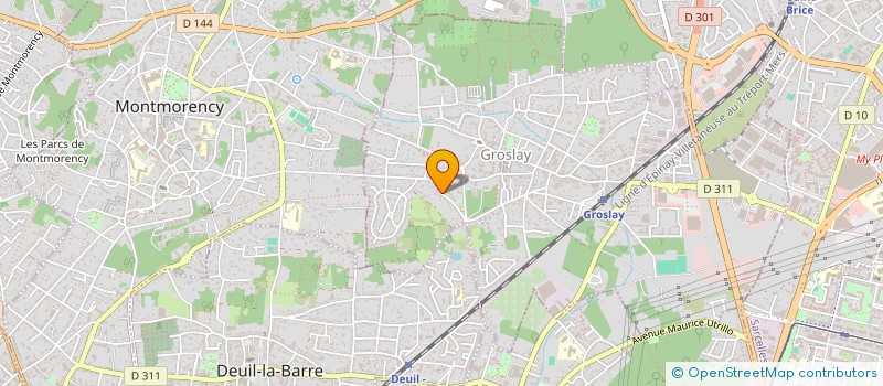 localisation de l'entreprise CONSULTPRIME  GROSLAY