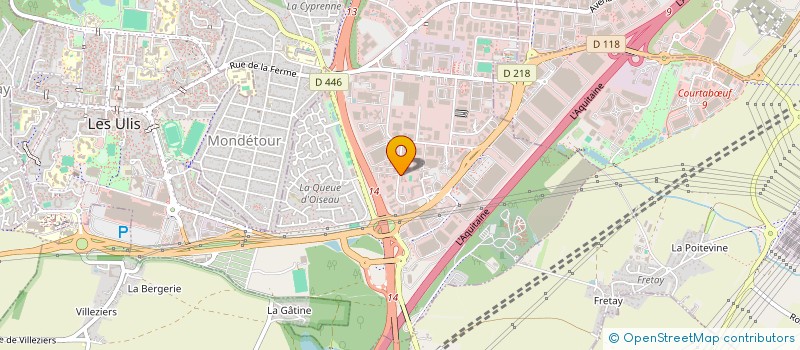 localisation de l'entreprise CONSULTRANS à LES ULIS
