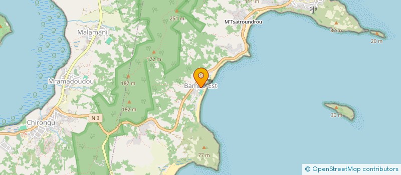 localisation de l'entreprise CONSULTWARE SASU à BANDRELE