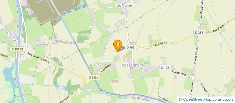 localisation de l'entreprise CONSYN ETUDES REALISATIONS à STEENBECQUE
