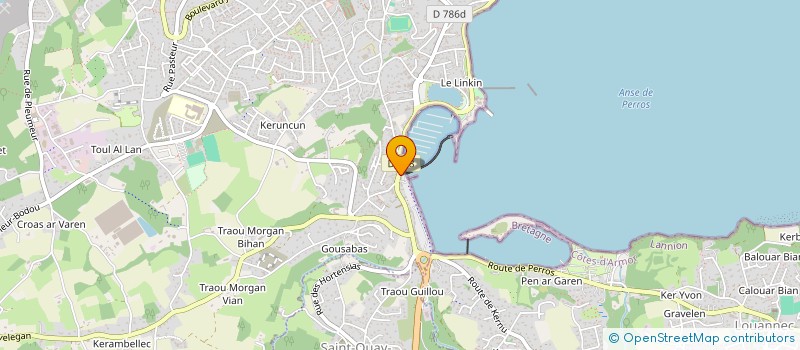 localisation de l'entreprise CONT'IMMO à PERROS-GUIREC