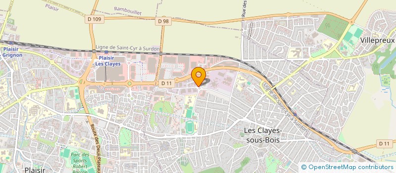 localisation de l'entreprise CONT IMPREG DEVEL SARL à LES CLAYES-SOUS-BOIS