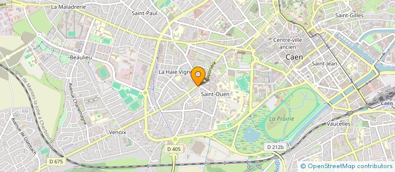 localisation de l'entreprise CONTA-CAPONIERE à CAEN