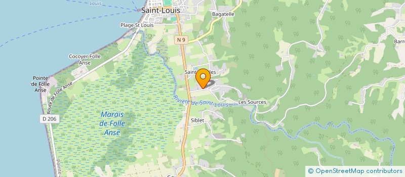 localisation de l'entreprise CONTAC'T à SAINT-LOUIS