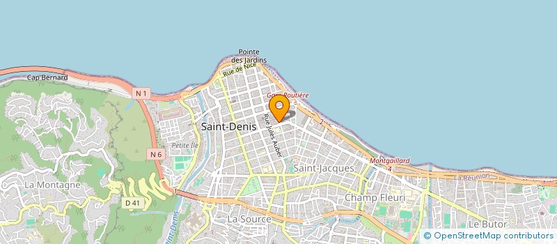 localisation de l'entreprise CONTACT à SAINT-DENIS
