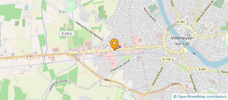 localisation de l'entreprise CONTACT  BIAS