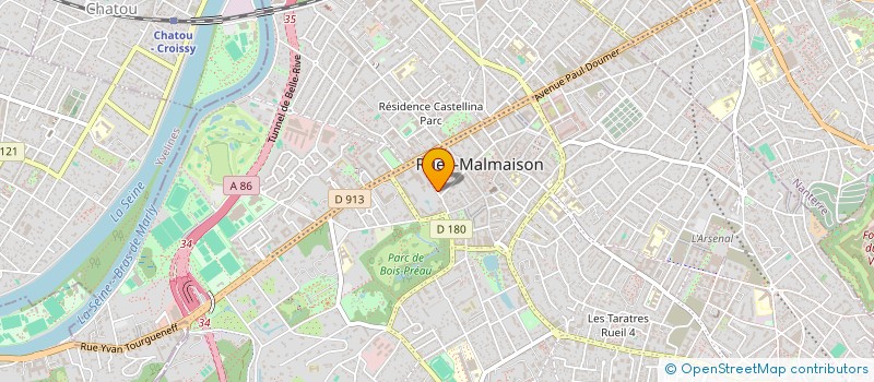 localisation de l'entreprise CONTACT 92 à RUEIL-MALMAISON