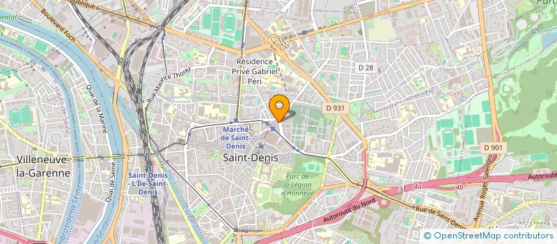 localisation de l'entreprise CONTACT ANNONCES à SAINT-DENIS
