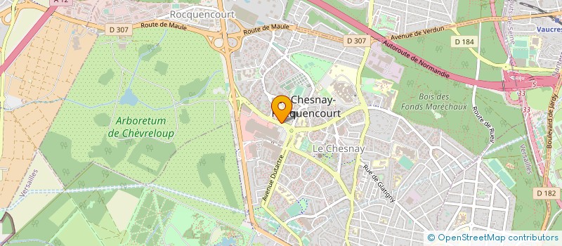 localisation de l'entreprise CONTACT ATTITUDE  BAILLY