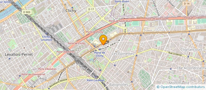 localisation de l'entreprise CONTACT AUDIO VISUEL à PARIS