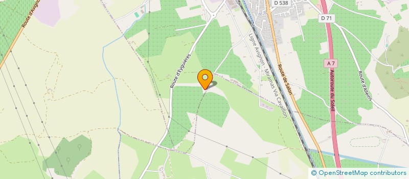 localisation de l'entreprise CONTACT CONCEPT  SENAS