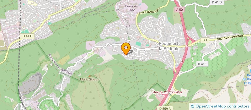 localisation de l'entreprise CONTACT EDITIONS  ROQUEFORT-LA-BEDOULE