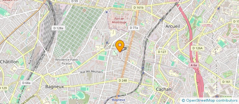localisation de l'entreprise CONTACT ENTREPRISES à BAGNEUX