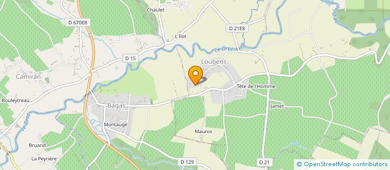localisation de l'entreprise CONTACT EURL à LOUBENS