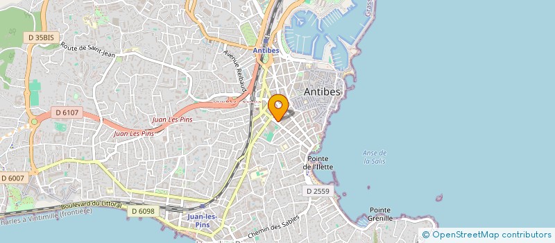localisation de l'entreprise CONTACT FOCH à ANTIBES