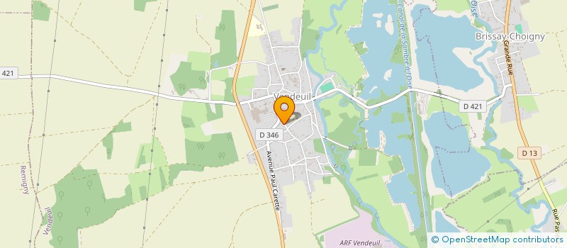 localisation de l'entreprise CONTACT FORMATIONS  VENDEUIL