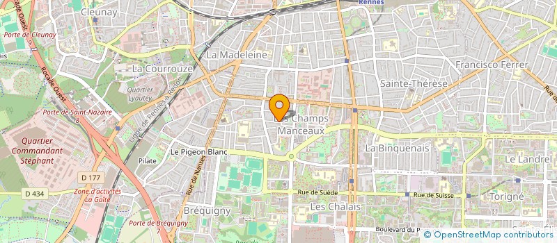 localisation de l'entreprise CONTACT ILLE ET VILAINE à RENNES