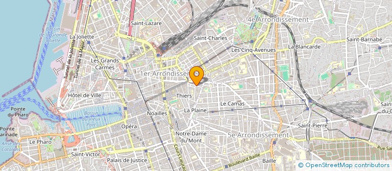 localisation de l'entreprise CONTACT IMM0 13 à MARSEILLE 1