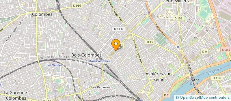 localisation de l'entreprise CONTACT IMMO à ASNIERES-SUR-SEINE
