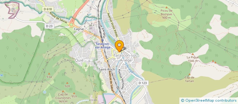 localisation de l'entreprise CONTACT IMMO ARIEGE à TARASCON-SUR-ARIEGE