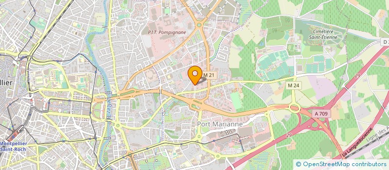 localisation de l'entreprise CONTACT LANGUEDOC ROUSSILLON à MONTPELLIER
