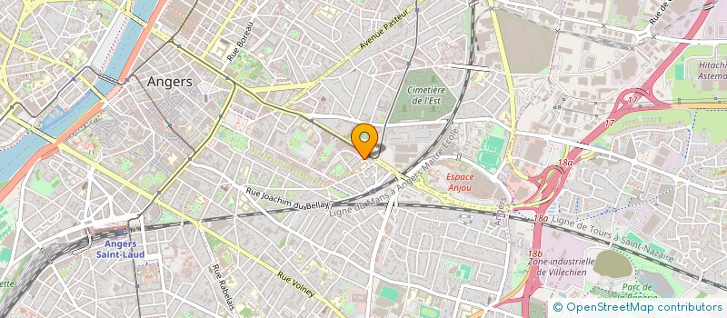 localisation de l'entreprise CONTACT MAINE ET LOIRE à ANGERS