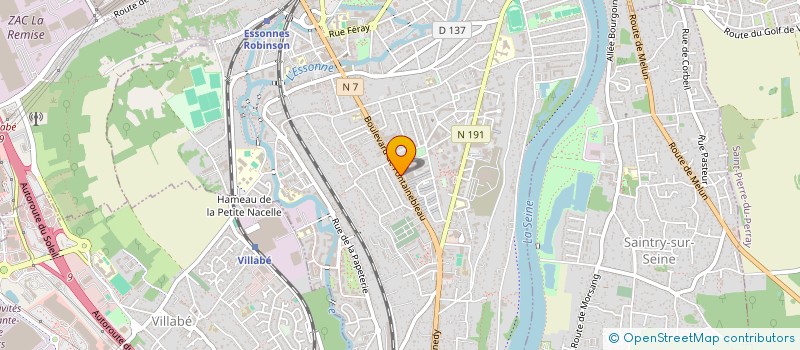 localisation de l'entreprise CONTACT MEDIATION à CORBEIL-ESSONNES
