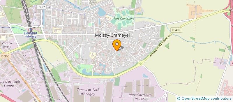 localisation de l'entreprise CONTACT MUSIC à MOISSY-CRAMAYEL