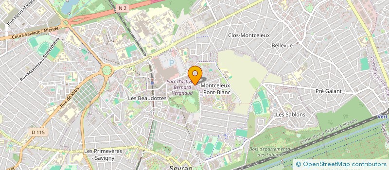 localisation de l'entreprise CONTACT PUB à SEVRAN