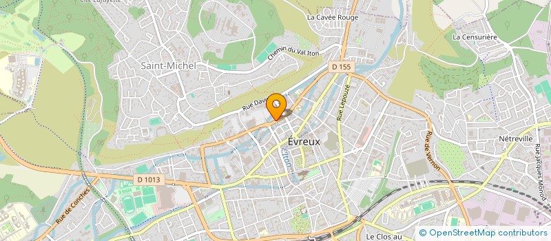 localisation de l'entreprise CONTACT SERVICE à EVREUX