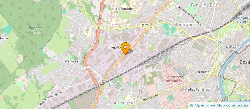localisation de l'entreprise CONTACT SERVICES DISTRIBUTION MOTO OCCAS à BESANCON