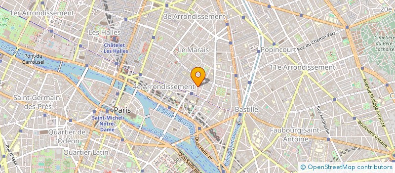 localisation de l'entreprise CONTACT SPORTS LOISIRS à PARIS