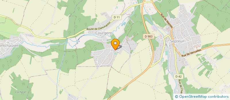 localisation de l'entreprise CONTACT VIDEOSON à COURGENT