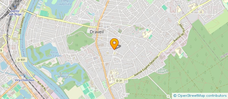 localisation de l'entreprise CONTACT. VRD à DRAVEIL