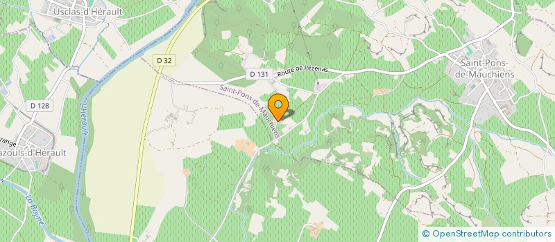 localisation de l'entreprise CONTACTEL à SAINT-PONS-DE-MAUCHIENS