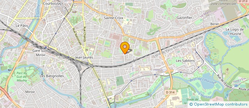 localisation de l'entreprise CONTACTEO à LE MANS