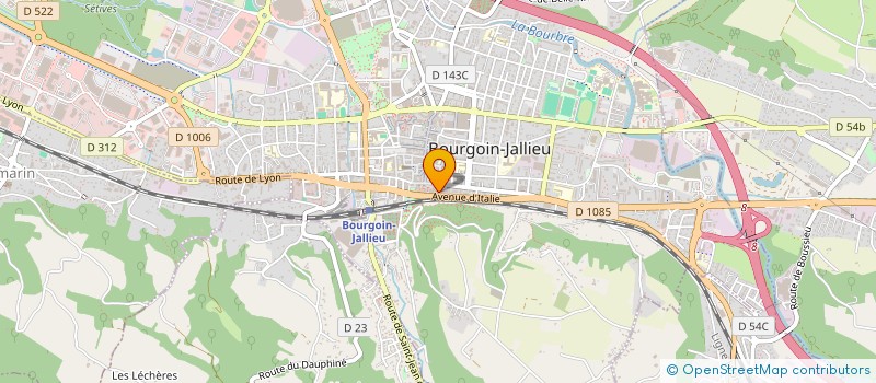 localisation de l'entreprise CONTACTO ORGANISATION  BOURGOIN-JALLIEU