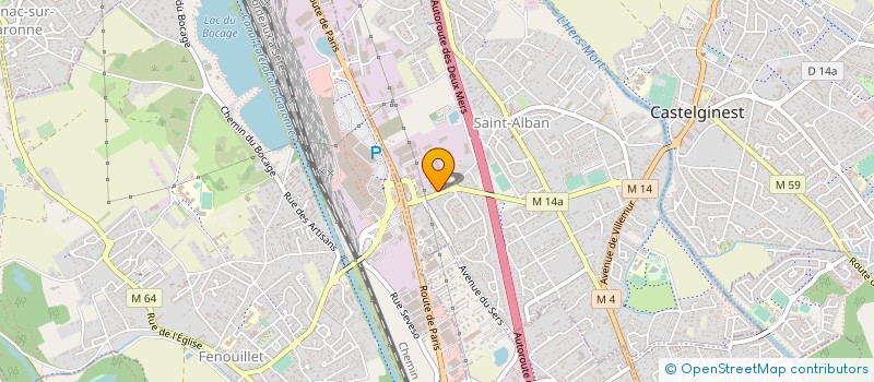 localisation de l'entreprise CONTACTS  SAINT-ALBAN