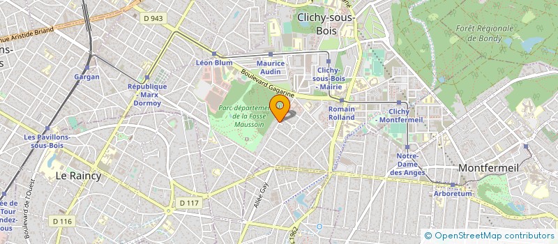 localisation de l'entreprise CONTACTS AMBULANCES à CLICHY-SOUS-BOIS