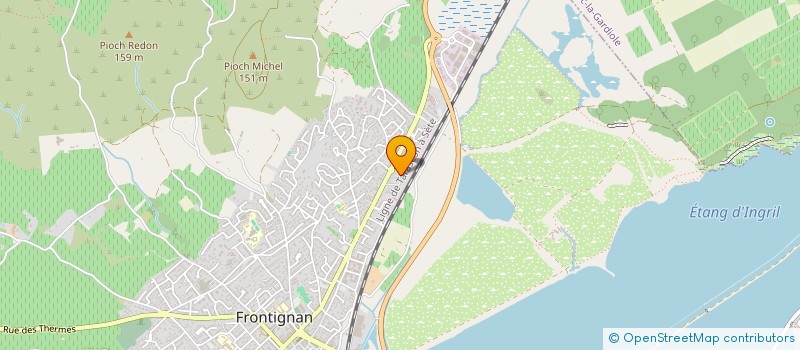 localisation de l'entreprise CONTACTS DIRECTS VENDEUR ACHETEUR LOUEUR à FRONTIGNAN