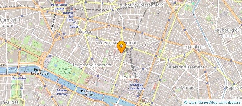 localisation de l'entreprise CONTACTS LOISIRS JEUNES  PARIS