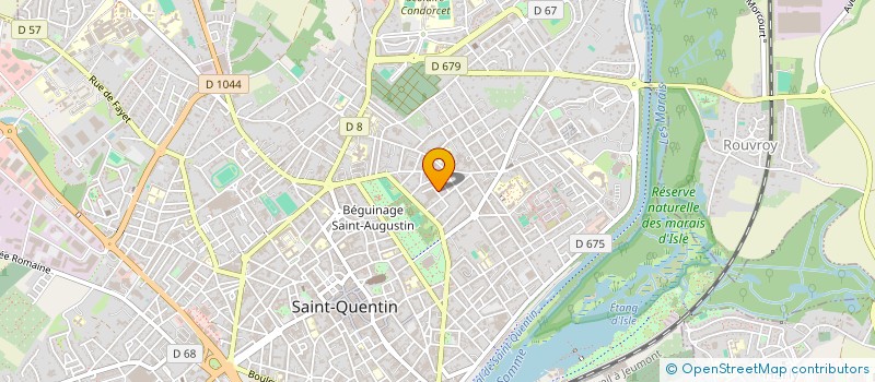 localisation de l'entreprise CONTACTS PROJETS à SAINT-QUENTIN