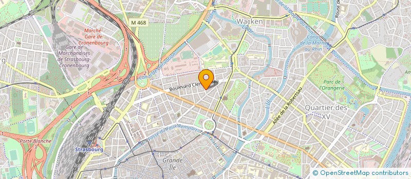 localisation de l'entreprise CONTADEST à STRASBOURG