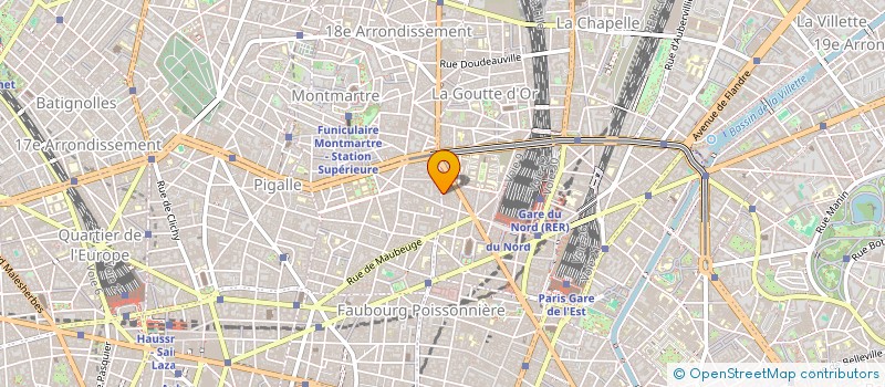 localisation de l'entreprise CONTAGION à PARIS