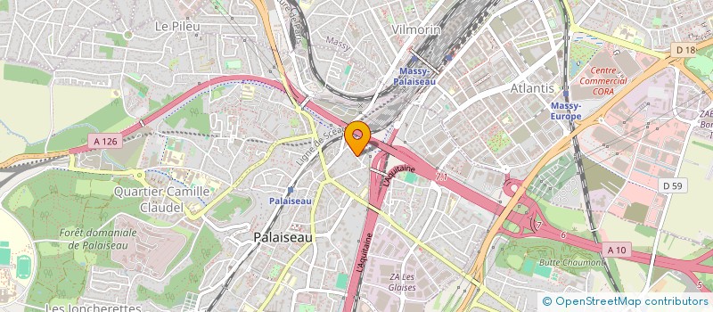 localisation de l'entreprise CONTAIN'ARTZ à PALAISEAU