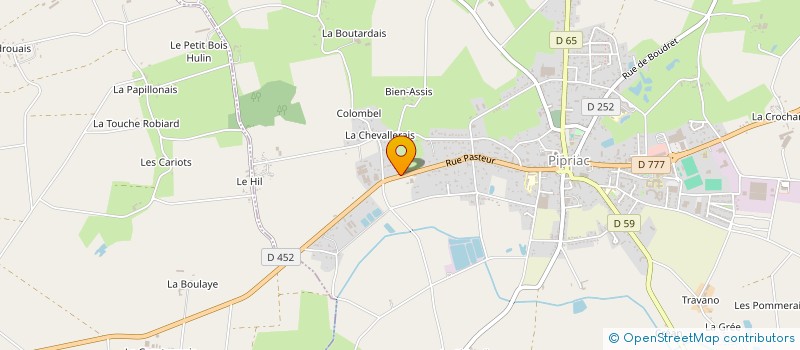 localisation de l'entreprise CONTAINER AGENCEMENT  PIPRIAC